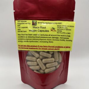 Honey Bee Nanny Maca Root 100 Capsules